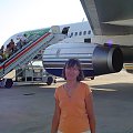 Alinka przed lotem do Waw Boeing 757 -200 EC- ISY.before start
