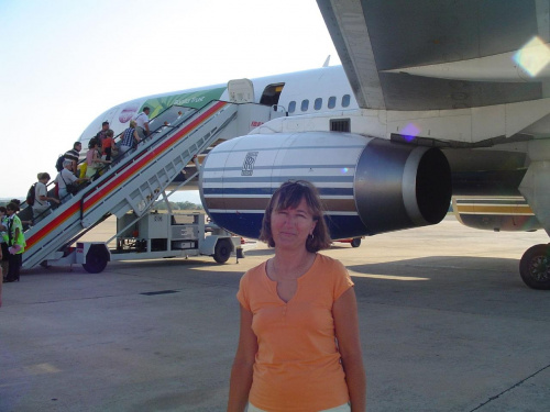 Alinka przed lotem do Waw Boeing 757 -200 EC- ISY.before start