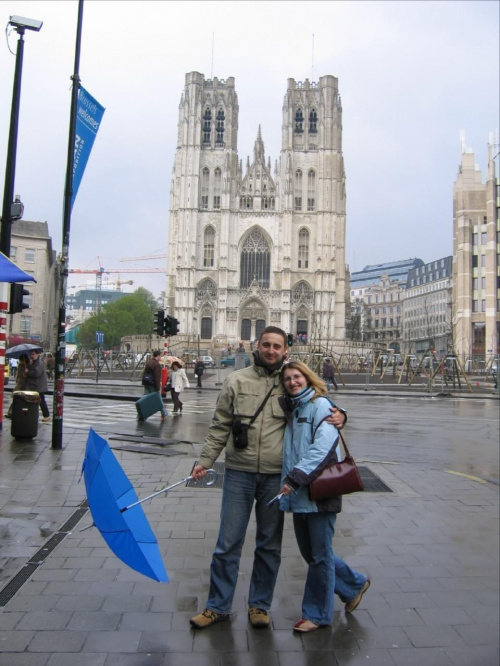 Katedra w Brukseli - 1 maja 2006 #Ren #Loreley #Trier #Koblencja #Mosela #Bruksela #Niemcy #Belgia