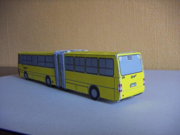 #KomunikacjaMiejska #rysunek #model #autobus #paperbus #ikarus