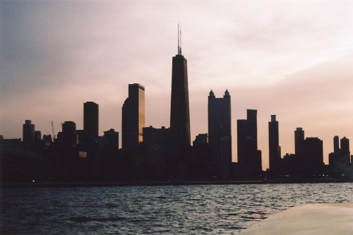 #Chicago #miasto #ZachodSlonca #ciekawe #panorama