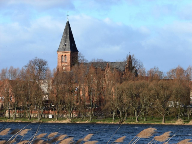 Widok na zamek w Sztumie