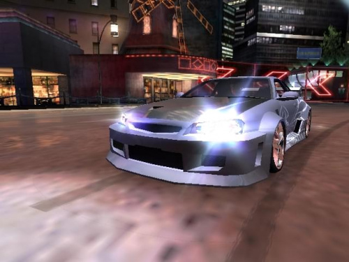 Mój Nissan SkyLine GT-R34 do Turnieju o mistrza kierownicy BayView w grze NFS Underground 2