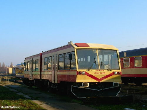 (02.12.06) Stary ale bardzo fajny lubelski szynobus SN81-002 stoi na torach odstawczych w Lublinie.