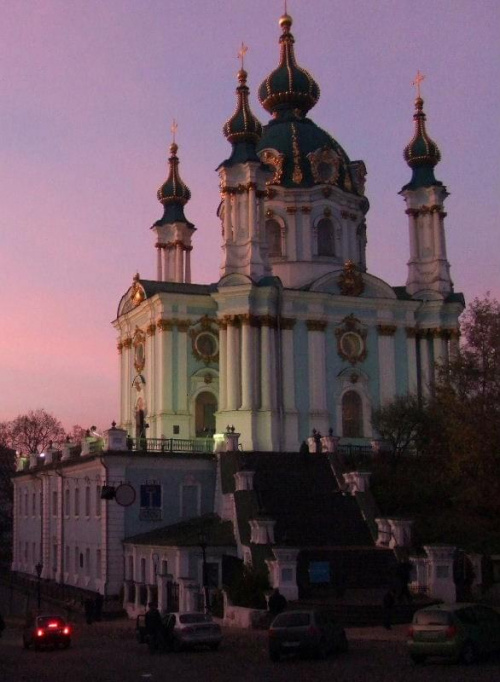 #Kijów #cerkiew #WschódSłońca #ZorzaPoranna