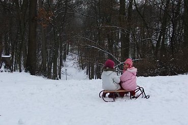 Śpiewające saneczkarki #Puławy #sanki #saneczkarstwo #śpiew