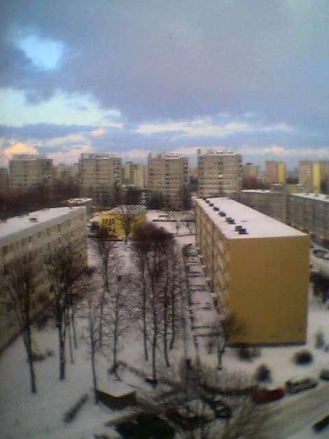 widok z okna dużego pokoju,osiedle Kalinowszczyzna w Lublinie :)