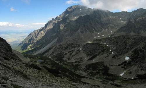 Sławkowski Szczyt i Dolina Staroleśna z Czerwonej Ławki #góry #tatry