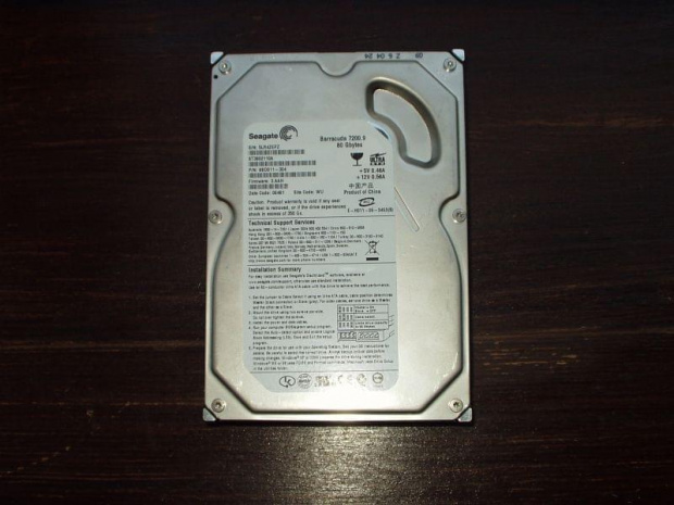 Dysk Seagate Barracuda 7200.9 80gb 2mb cache #Elektronika