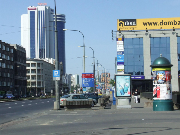 Widok na aleje Jerozolimskie w kierunku zachodnim #Warszawa