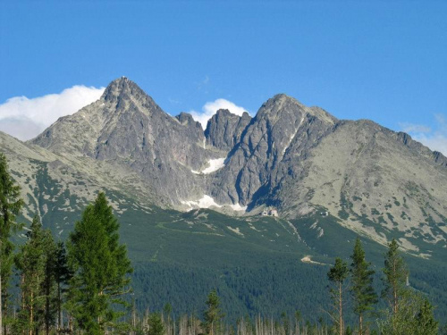 Łomnica i Kieżmarski Szczyt #góry #tatry