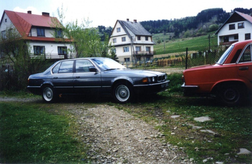 BMW BMW 735iA 1988r.Silnik M30B35 211KM. Kolor:Delfin Metallic