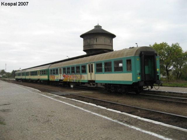 09.10.2007 wagony od pociągu osobowego z Gorzowa Wlkp
