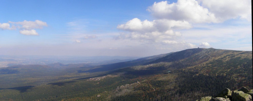 widok ze Szrenicy #Karkonosze #Szrenica #widok #panorama